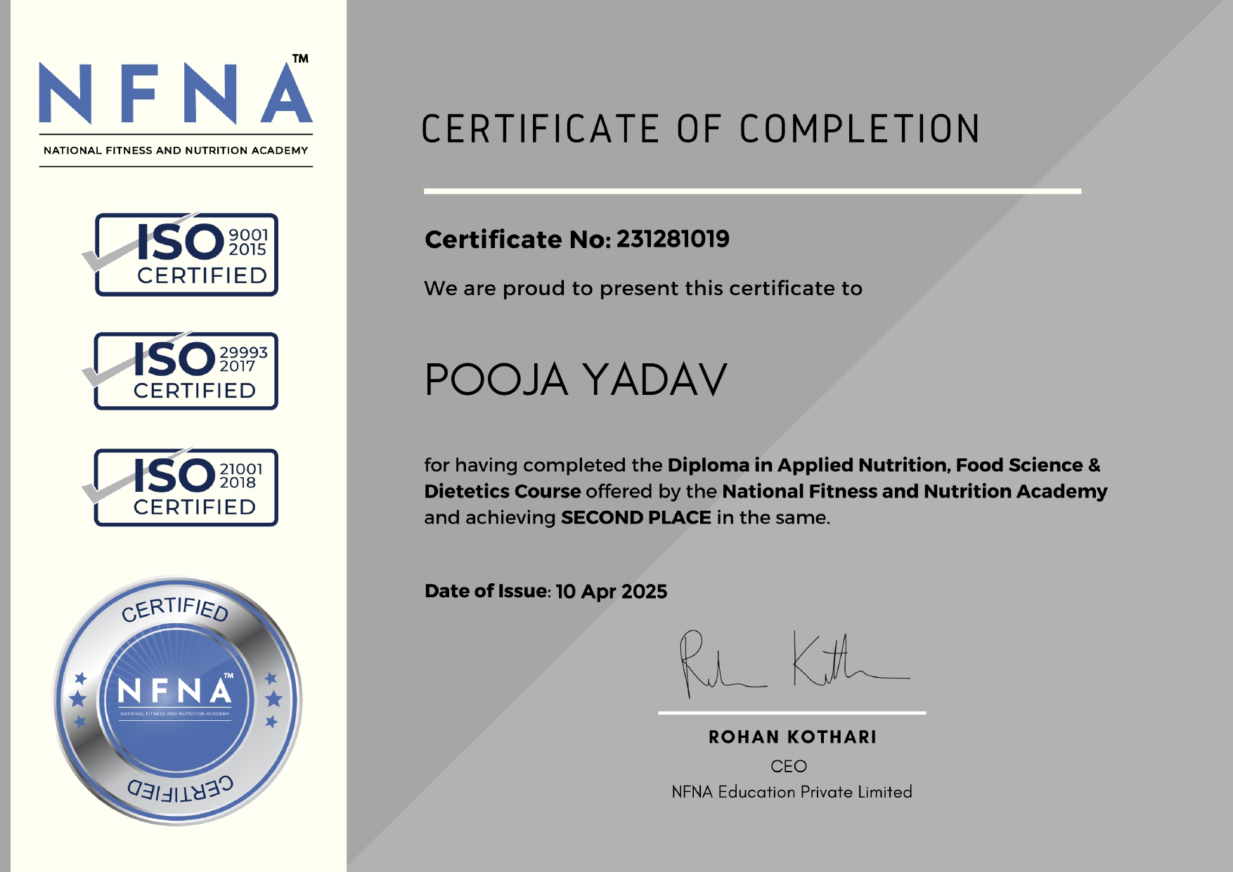 Achievement 2